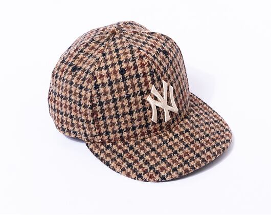 Kšiltovka New Era 59FIFTY MLB Harris Tweed New York Yankees Brown