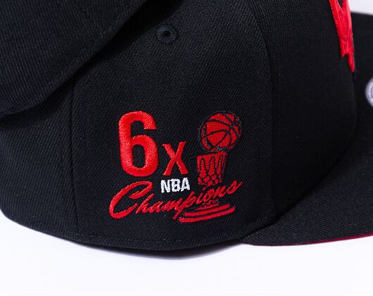 Kšiltovka New Era 9FIFTY NBA Team Drip Chicago Bulls Black / Red