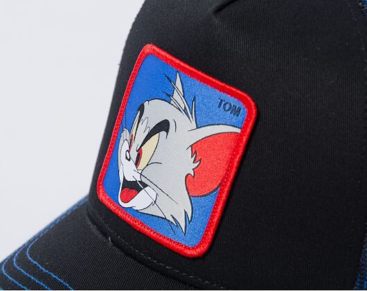 Kšiltovka Capslab Tom & Jerry - Tom Black / Blue / Red