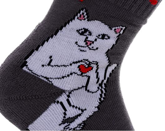 Ponožky Rip N Dip Nerm Love Socks Charcoal