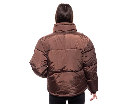 Dámská Bunda Karl Kani Retro Essential Puffer Jacket dark brown