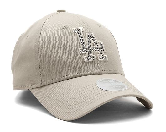 Dámská Kšiltovka New Era 9FORTY Womens MLB Diamante Los Angeles Dodgers Stone / MTS