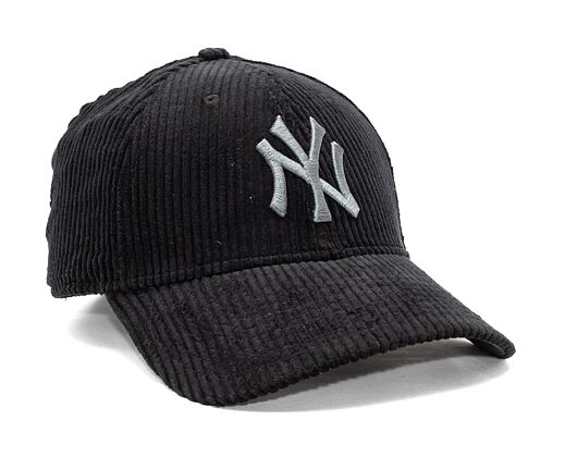 Kšiltovka New Era 9FORTY MLB Wide Cord New York Yankees Black / Pearl Grey