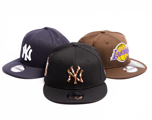 Kšiltovka New Era 9FIFTY MLB Seasonal Infill New York Yankees Black / Olive