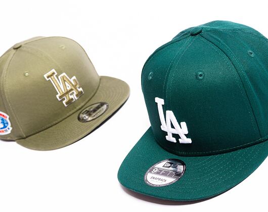 Kšiltovka New Era 9FIFTY MLB New Traditions Los Angeles Dodgers Dark Green / Graphite