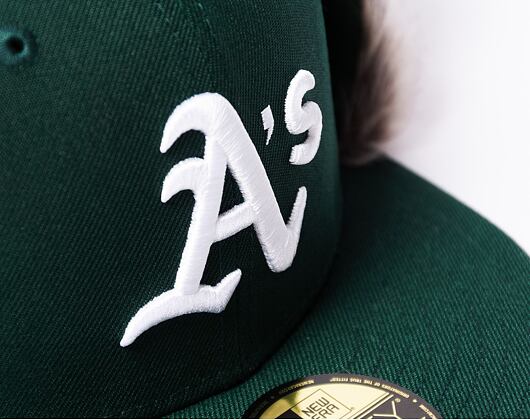 Kšiltovka New Era 59FIFTY MLB WS 5 Downflap Oakland Athletics Team Color