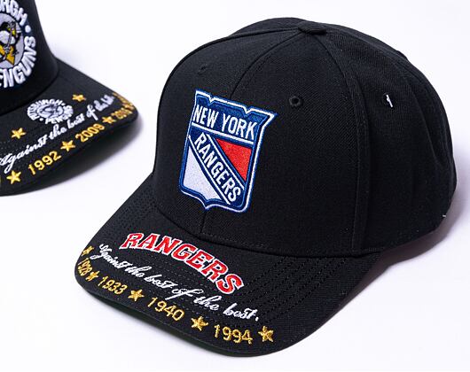 Kšiltovka Mitchell & Ness Nhl Against The Best Pro Snapback Vntg New York Rangers Black