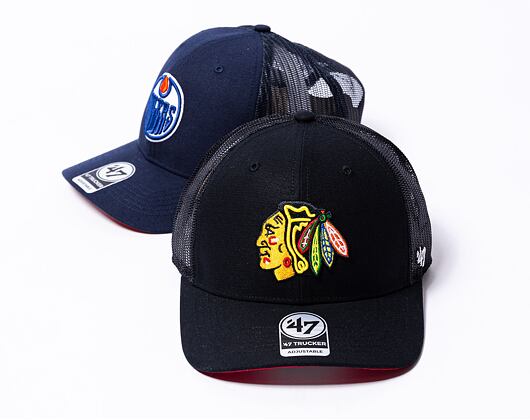 Kšiltovka '47 Brand NHL Chicago Blackhawks Black Ballpark '47 TRUCKER