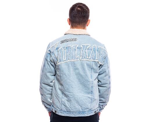 Bunda Karl Kani OG Denim Trucker Jacket light dirty blue