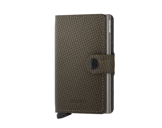 Peněženka Miniwallet Secrid Carbon Khaki
