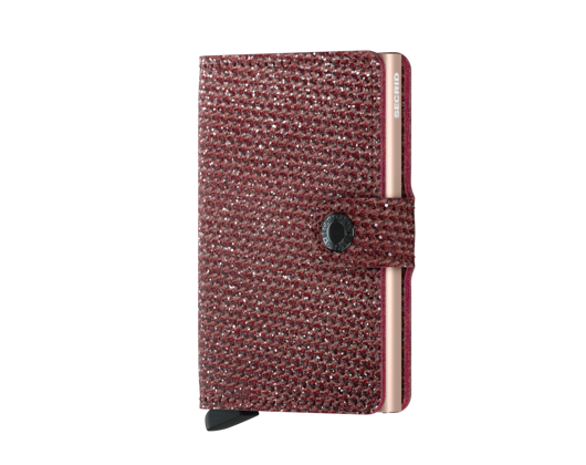 Peněženka Miniwallet Secrid Sparkle Red