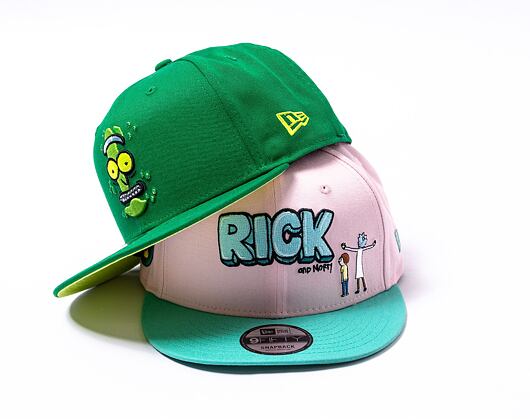 Kšiltovka New Era 9FIFTY Rick and Morty Pink