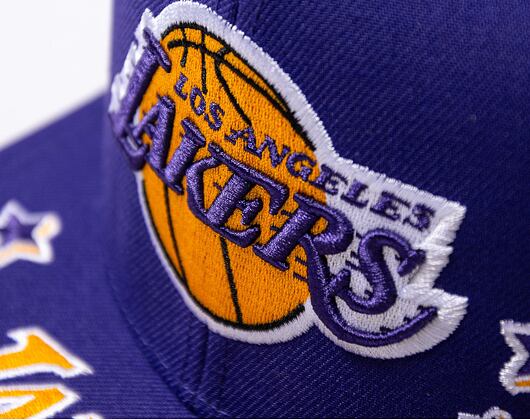 Kšiltovka Mitchell & Ness All Out Snapback NBA LOS ANGELES LAKERS Purple