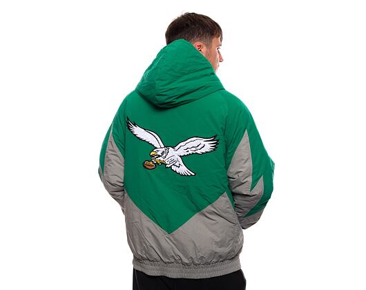 Bunda Mitchell & Ness Retro Full Zip Jacket NFL PHILADELPHIA EAGLES Green / Grey