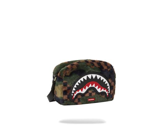 Taška Sprayground Green 3Am Fur Brick Sling
