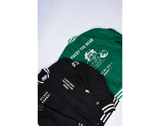 Bunda The Dudes Test Subject 1 Varsity Jacket Bottle Green