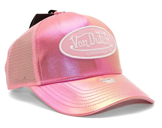 Kšiltovka Von Dutch Trucker Adelaide - Polyester - Pink Metallic