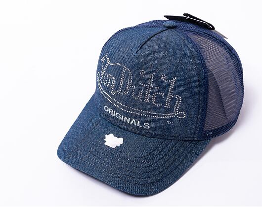 Kšiltovka Von Dutch Trucker Fargo - Cotton Twill - Denim Blue