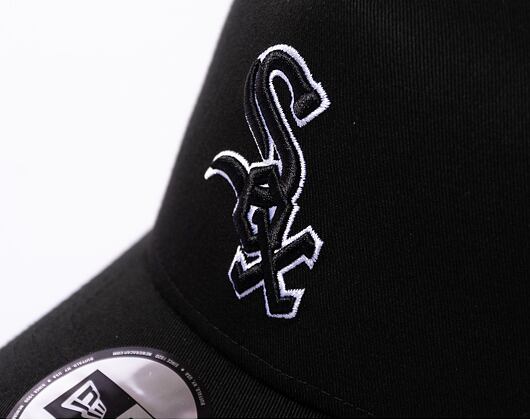 Kšiltovka New Era 9FORTY A-Frame MLB Patch Chicago White Sox Cooperstown Black / Kelly Green