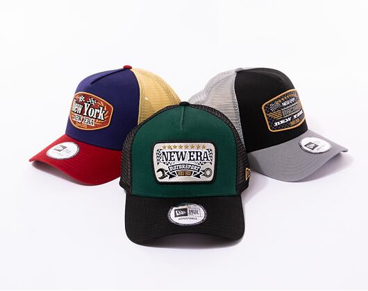 Kšiltovka New Era 9FORTY A-Frame Trucker Patch Dark Green
