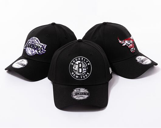 Kšiltovka New Era 9FORTY NBA Infill Brooklyn Nets Black / Graphite Grey