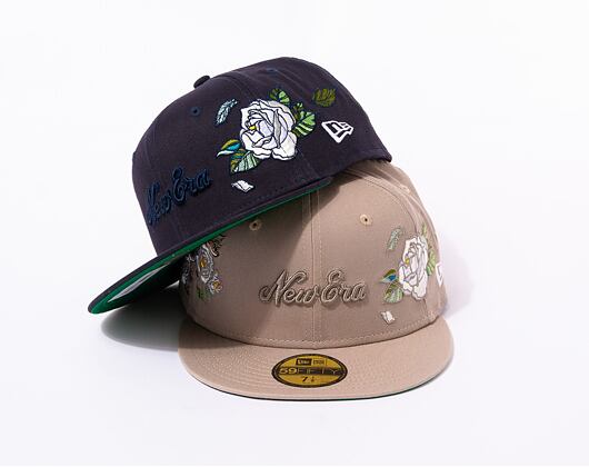 Kšiltovka New Era 59FIFTY Flower Icon Ash Brown