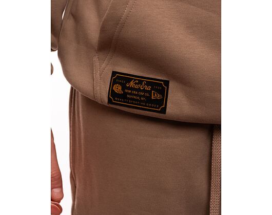Mikina New Era Script Logo Oversized Hoody Ash Brown / Metalic Gold
