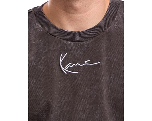 Triko Karl Kani Small Signature Washed Heavy Jersey Skull Tee anthracite