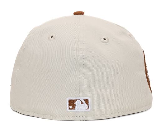 Kšiltovka New Era 59FIFTY MLB White Crown Pittsburgh Pirates Cooperstown Off White / Caramel Brown