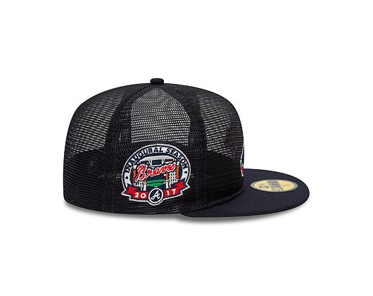 Kšiltovka New Era 59FIFTY MLB Mesh Patch Atlanta Braves Navy
