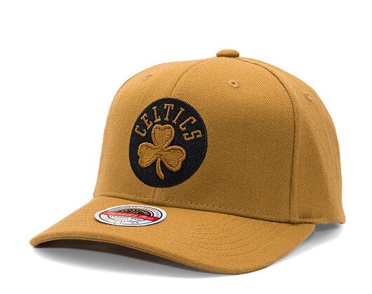 Kšiltovka Mitchell & Ness Boston Celtics Desert Sand Redline Stretch Snapback Sand