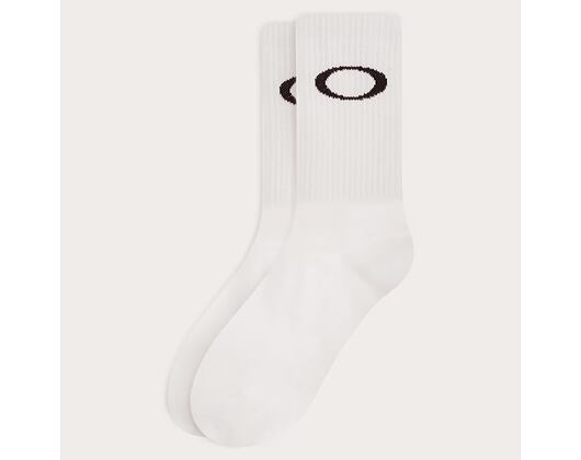 Ponožky Oakley Ellipse 3 pack Crew Sock White