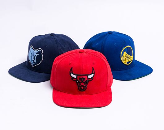 Kšiltovka Mitchell & Ness Sweet Suede Snapback Chicago Bulls Red