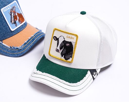 Kšiltovka Goorin - Silky Cow Trucker - White