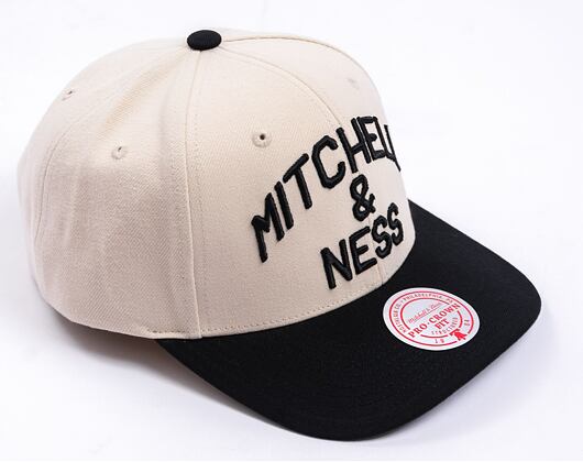Kšiltovka Mitchell & Ness Branded Athletic Arch Pro Off white/Black
