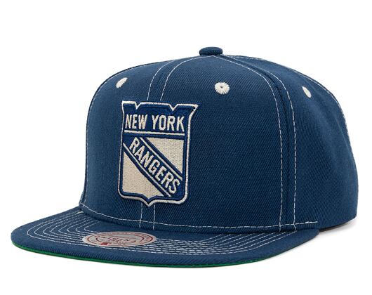 Kšiltovka Mitchell & Ness Contrast Natural Snapback Vntg New York Rangers Blue