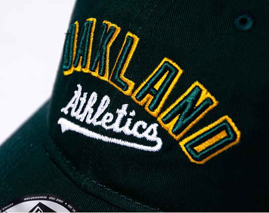 Kšiltovka New Era 9TWENTY MLB Wordmark Oakland Athletics - Dark Green