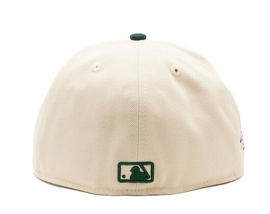 Kšiltovka New Era 59FIFTY MLB Oakland Athletics Retro - Cream White