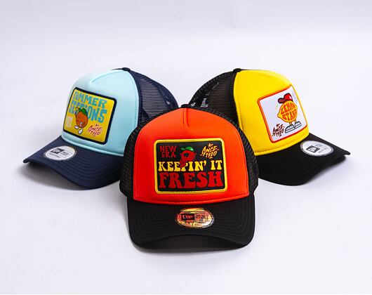 Kšiltovka New Era 9FORTY A-Frame Trucker Patch Trucker - Orange