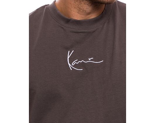 Triko bez rukávů Karl Kani Small Signature Essential Sleeveless Tee anthracite