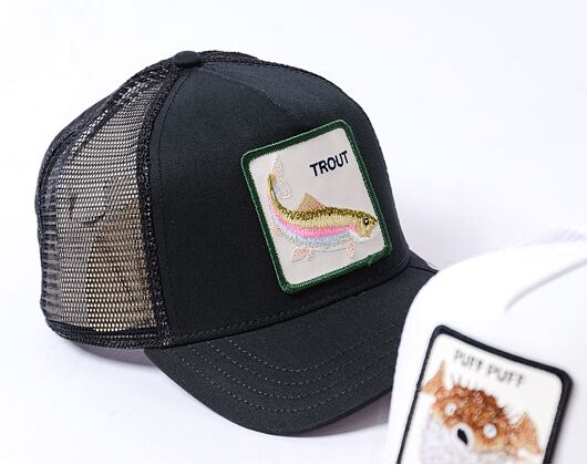 Kšiltovka Goorin - Trucker - The Trout Fish - Black
