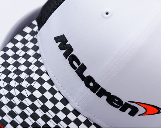 Kšiltovka New Era - F1 Checkered Visor 9FIFTY Original Fit - Mclaren Racing - White