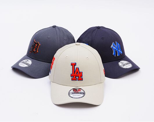 Kšiltovka New Era - MLB Side Patch 9FORTY - LA Dodgers - Stone