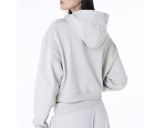 Dámská Mikina New Era - MLB Graphic Crop Hoodie - NY Yankees - Stone