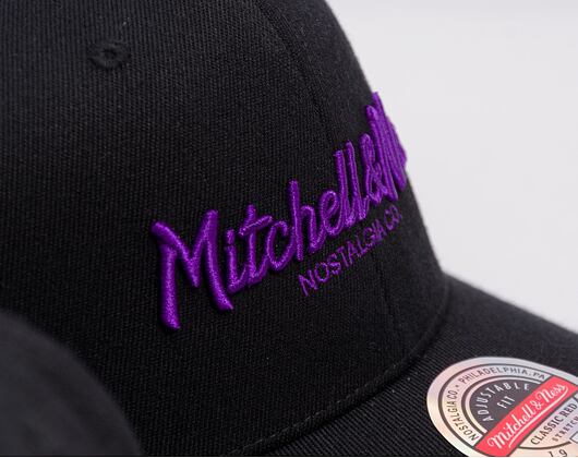 Kšiltovka Mitchell & Ness - Branded Pinscript Classic Red - Black/Purple