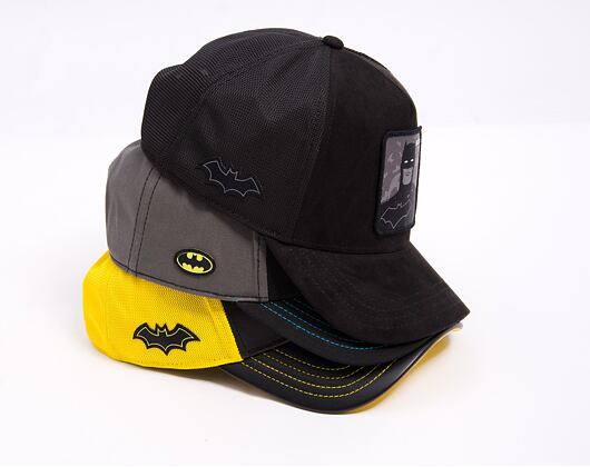 Kšiltovka Capslab - Trucker DC Comics - Batman PU - Black / Yellow