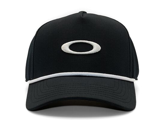 Kšiltovka Oakley - Oakley Ellipse Rope Hat - Black/White