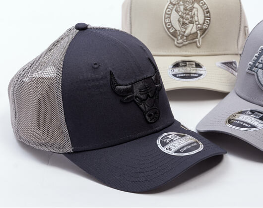 Kšiltovka New Era - NBA Tonal 9SEVENTY Stretch-Snap - Chicago Bulls - Grey