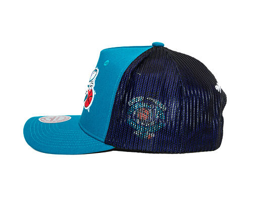 Kšiltovka Mitchell & Ness - NBA Tremor Trucker HWC - Charlotte Hornets - Teal