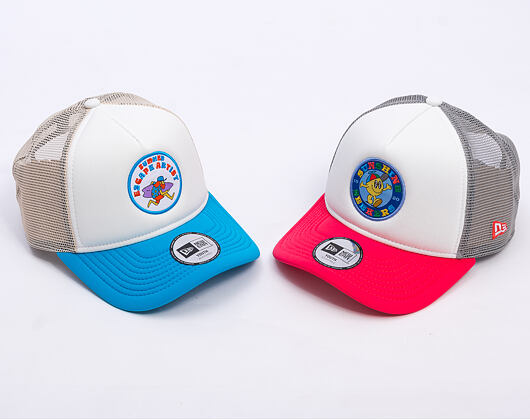 Dětská Kšiltovka New Era - Branded Graphic Patch 9FORTY Trucker - Blue
